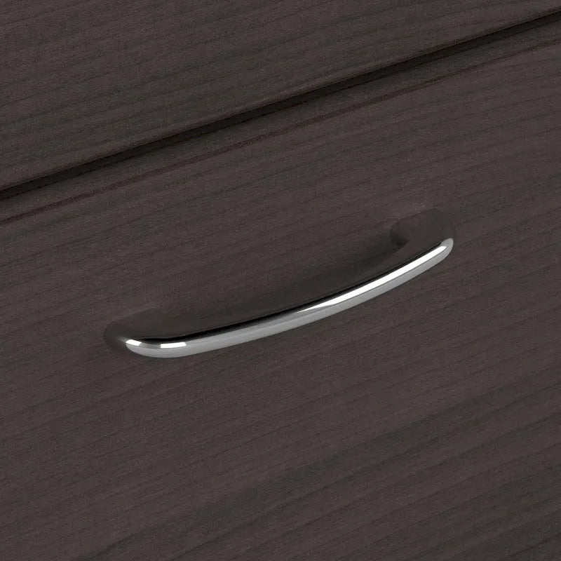 Scrivania ad angolo da 60 pollici con cassetto portadocumenti e ripiano portaoggetti