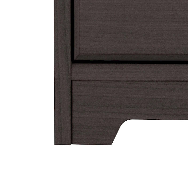Scrivania ad angolo da 60 pollici con cassetto portadocumenti e ripiano portaoggetti