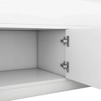 Letto a piattaforma singolo/matrimoniale con 4 cassetti e testiera con libreria