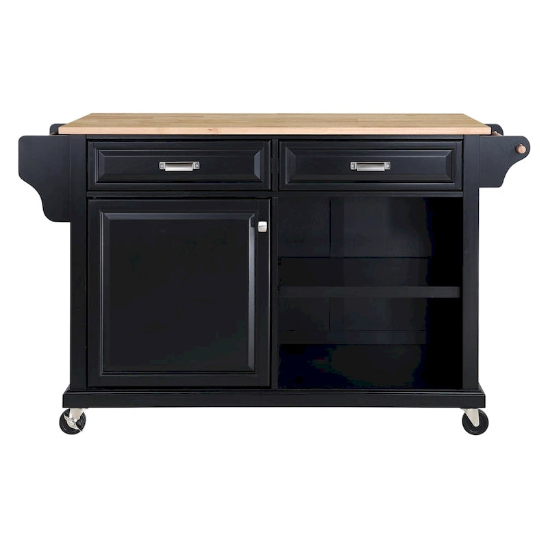 Carrello da Cucina con Cassetti e Vani Contenitore