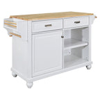 Carrello da Cucina con Cassetti e Vani Contenitore