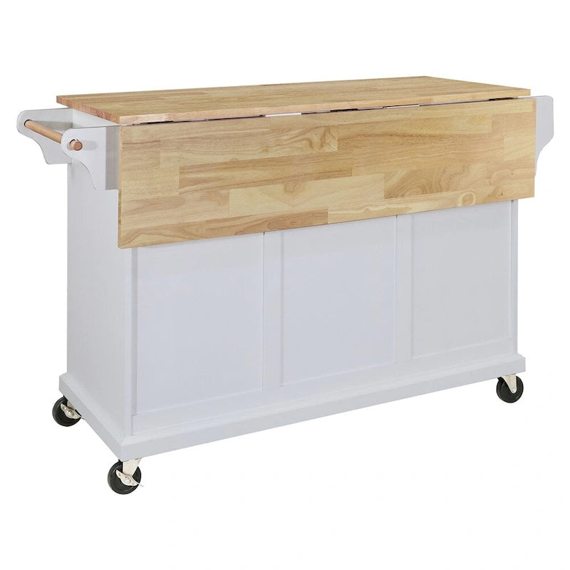 Carrello da Cucina con Cassetti e Vani Contenitore