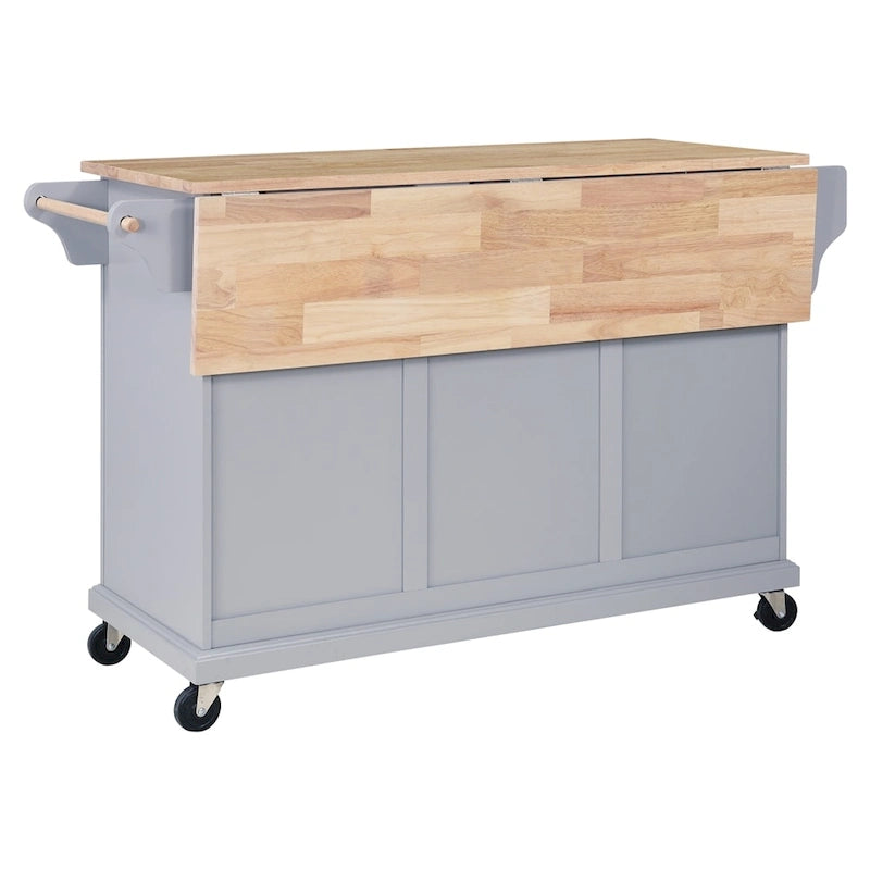Carrello da Cucina con Cassetti e Vani Contenitore