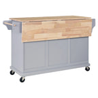 Carrello da Cucina con Cassetti e Vani Contenitore