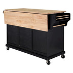 Carrello da Cucina con Cassetti e Vani Contenitore
