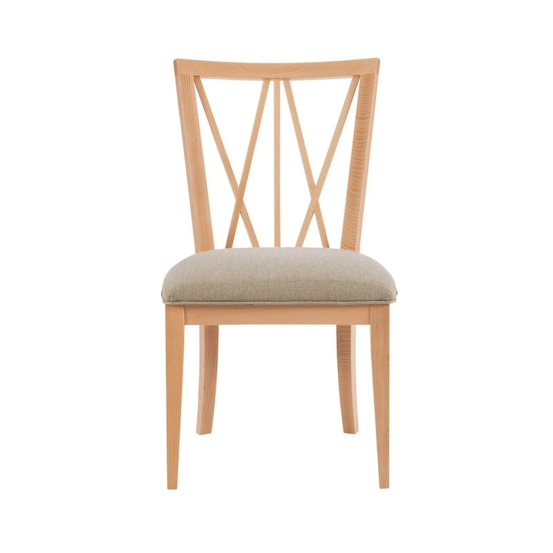 Sedia da pranzo con sedile imbottito – Set da 2