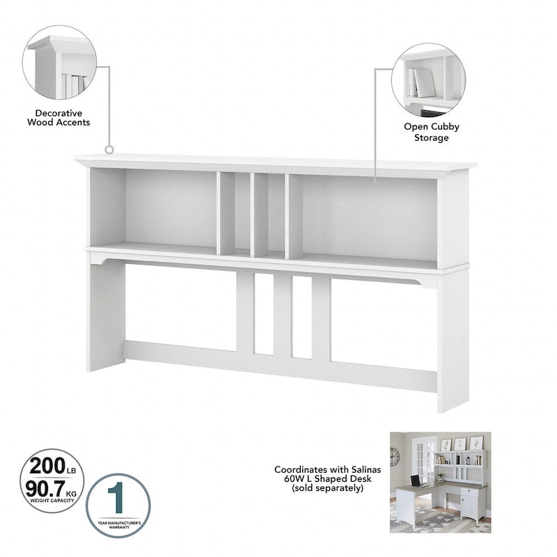 Scrivania angolare a L con credenza, schedario e libreria