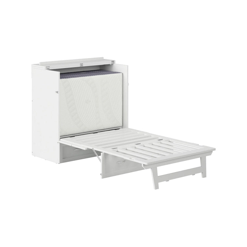 Panca letto pieghevole Twin XL con materasso