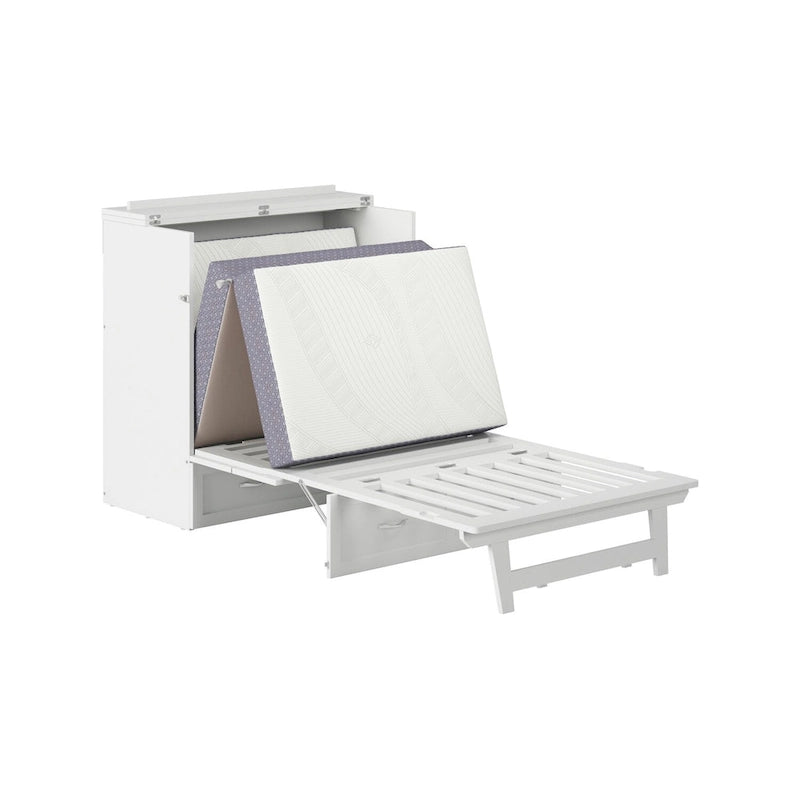 Panca letto pieghevole Twin XL con materasso