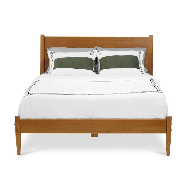 Letto a piattaforma stile Mid-Century – Misura Queen