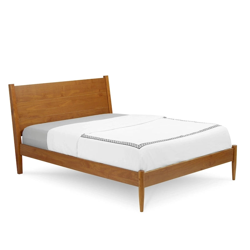 Letto a piattaforma stile Mid-Century – Misura Queen
