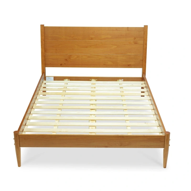 Letto a piattaforma stile Mid-Century – Misura Queen