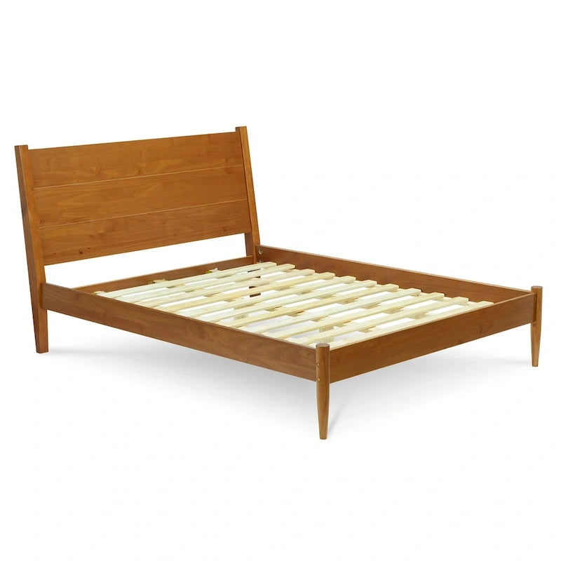 Letto a piattaforma stile Mid-Century – Misura Queen