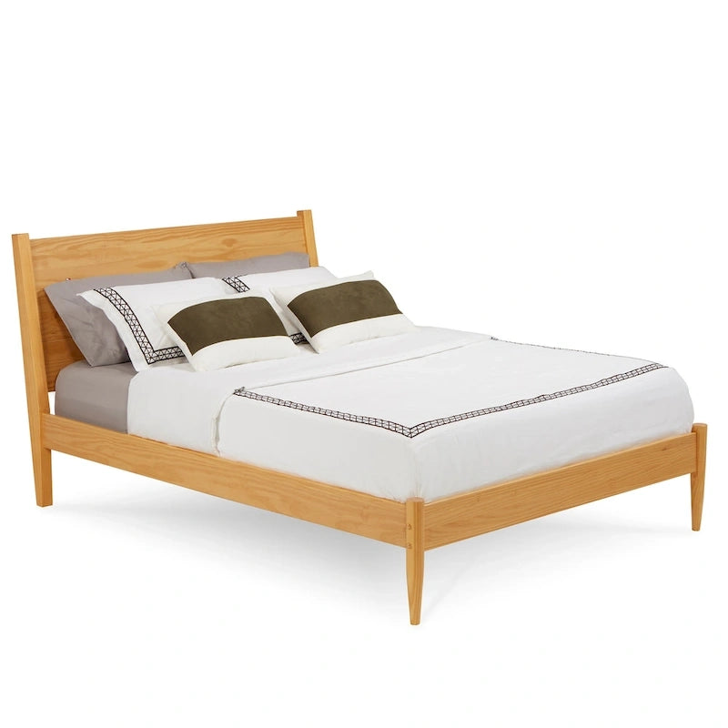 Letto a piattaforma stile Mid-Century – Misura Queen