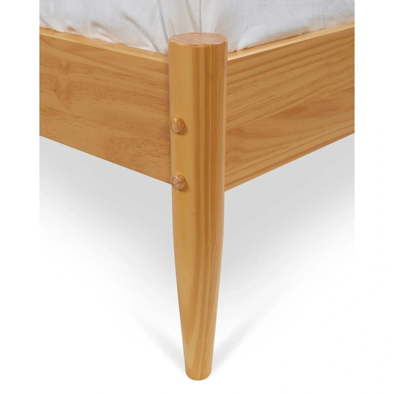 Letto a piattaforma stile Mid-Century – Misura Queen