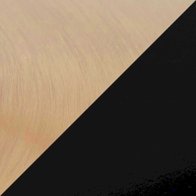 Tavolo rotondo regolabile in altezza con base in metallo e piano in MDF