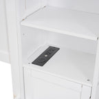 Struttura letto matrimoniale queen size con contenitore e prese integrate