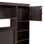 Struttura letto matrimoniale queen size con contenitore e prese integrate