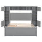 Struttura letto matrimoniale queen size con contenitore e prese integrate
