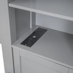 Struttura letto matrimoniale queen size con contenitore e prese integrate