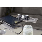 Divano Reclinabile Elettrico con Luci LED e Ricarica USB