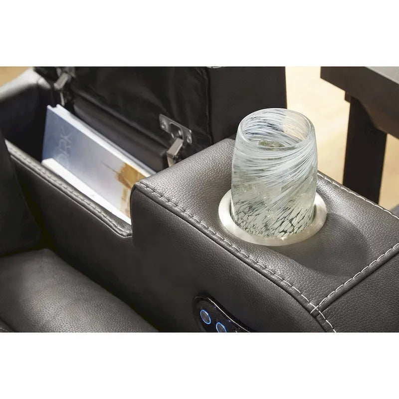 Divano Reclinabile Elettrico con Luci LED e Ricarica USB