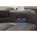 Divano Reclinabile Elettrico con Luci LED e Ricarica USB