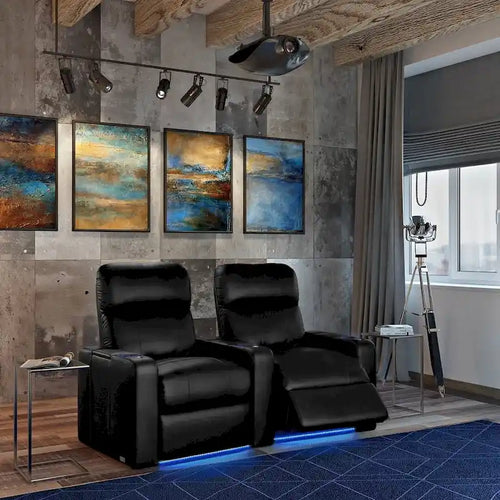 Set di due poltrone reclinabili per Home Theater