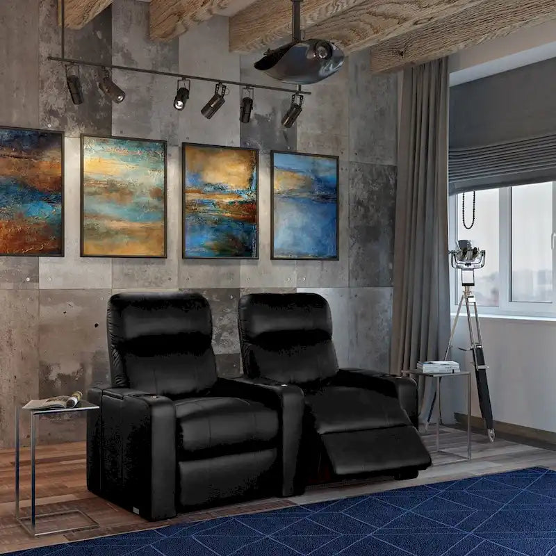 Set di due poltrone reclinabili per Home Theater