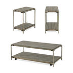 Set da 3 tavoli per salotto (1 tavolino da caffè + 2 tavolini laterali)
