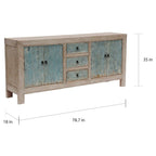 Buffet a 3 cassetti con 4 ante