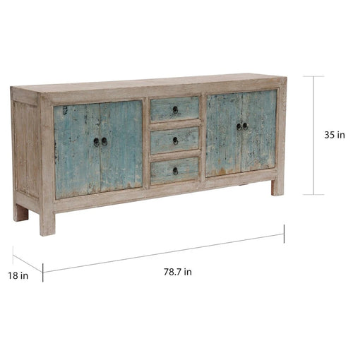 Buffet a 3 cassetti con 4 ante
