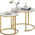 Set di 2 tavolini nidificanti