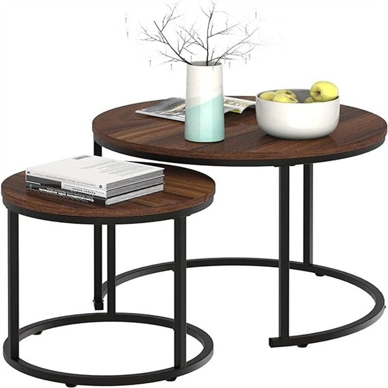Set di 2 tavolini nidificanti