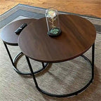 Set di 2 tavolini nidificanti