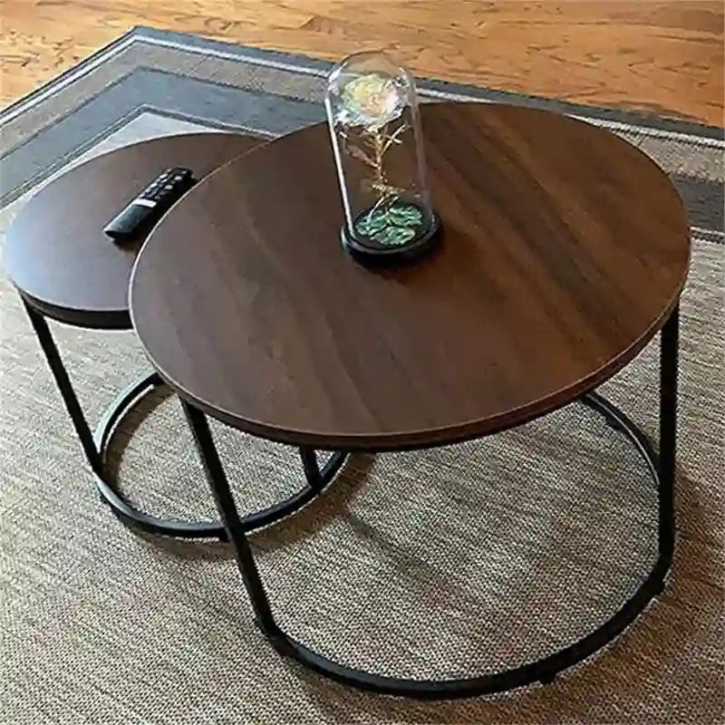 Set di 2 tavolini nidificanti