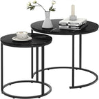 Set di 2 tavolini nidificanti