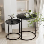 Set di 2 tavolini nidificanti