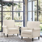 Poltroncina di design imbottita con borchie decorative