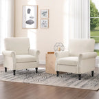 Poltroncina di design imbottita con borchie decorative