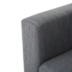 Divano 3 posti con gambe in legno